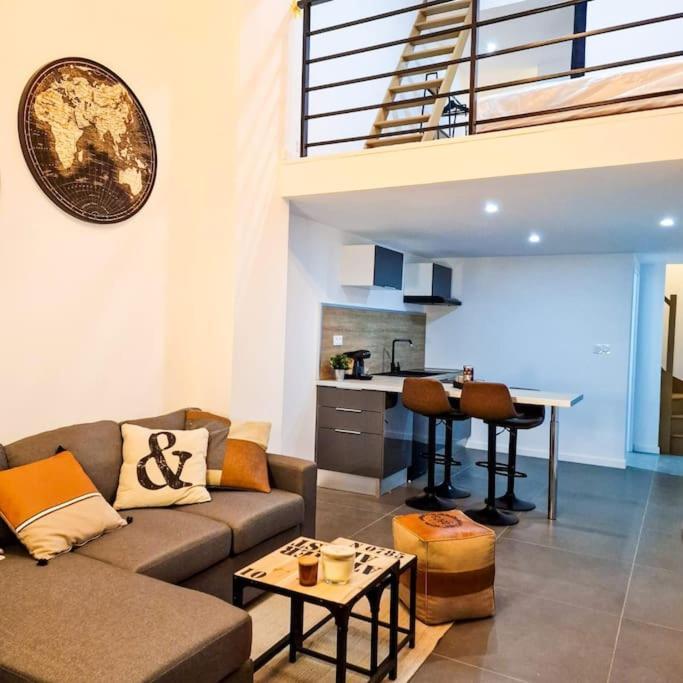 생테티엔 Grand Loft Avec Terrasse Privee 아파트 외부 사진